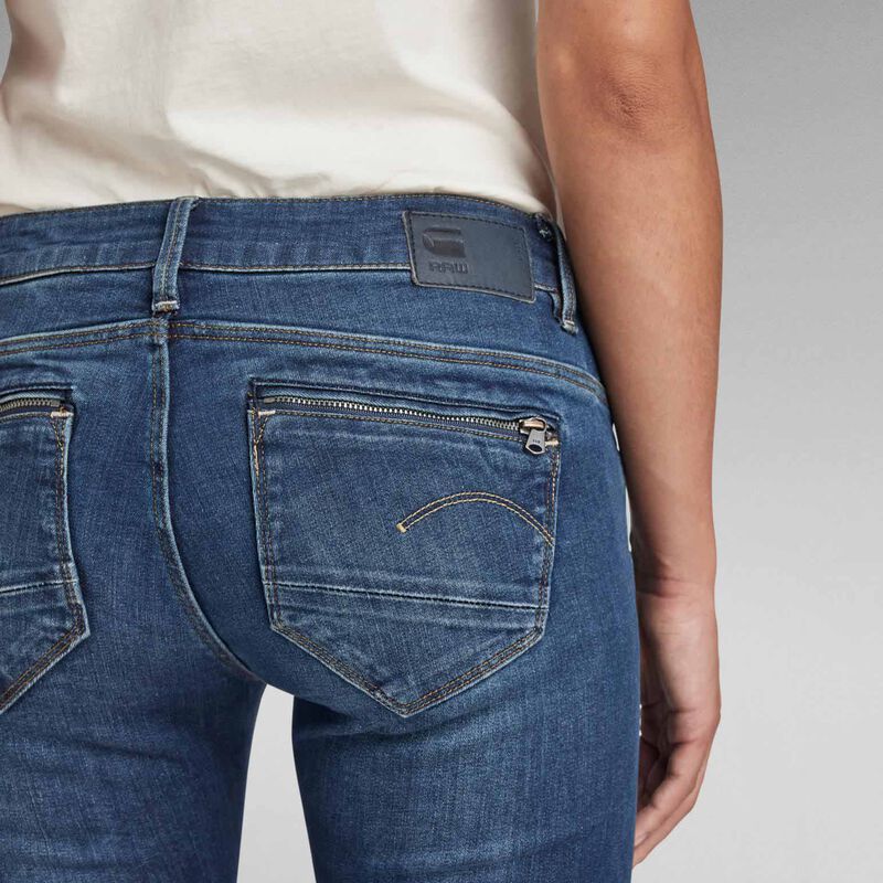 G-Star Midge Zip Mid Skinny Wmn image number 2
